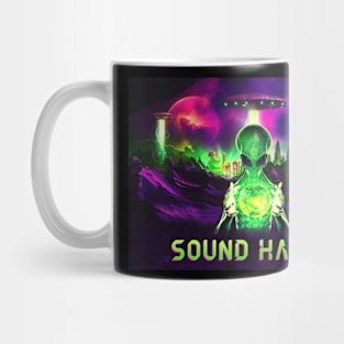 NEW GREEN ALIEN MAKE SOUND HAVEN Mug